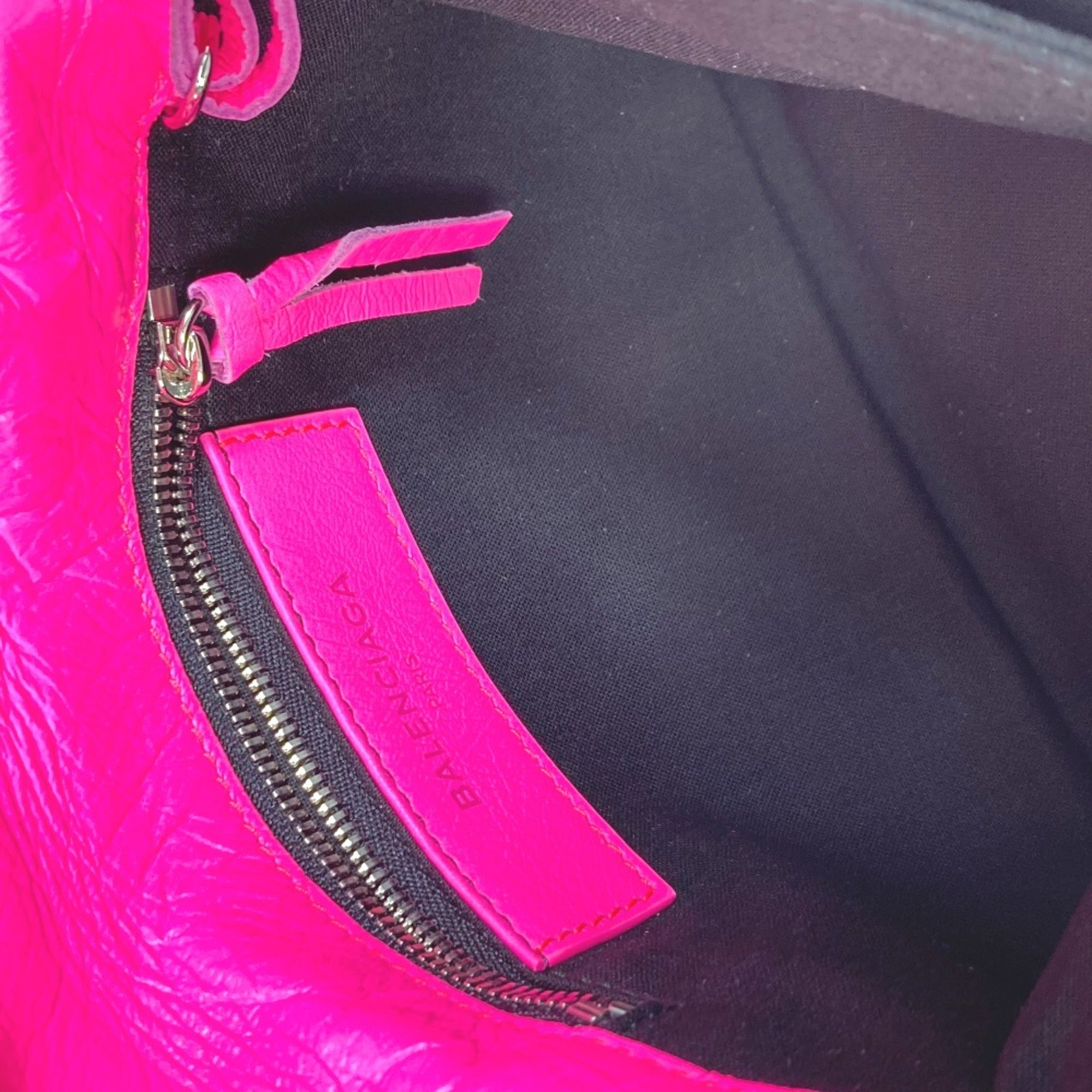 Balenciaga Pink Leather Clutch