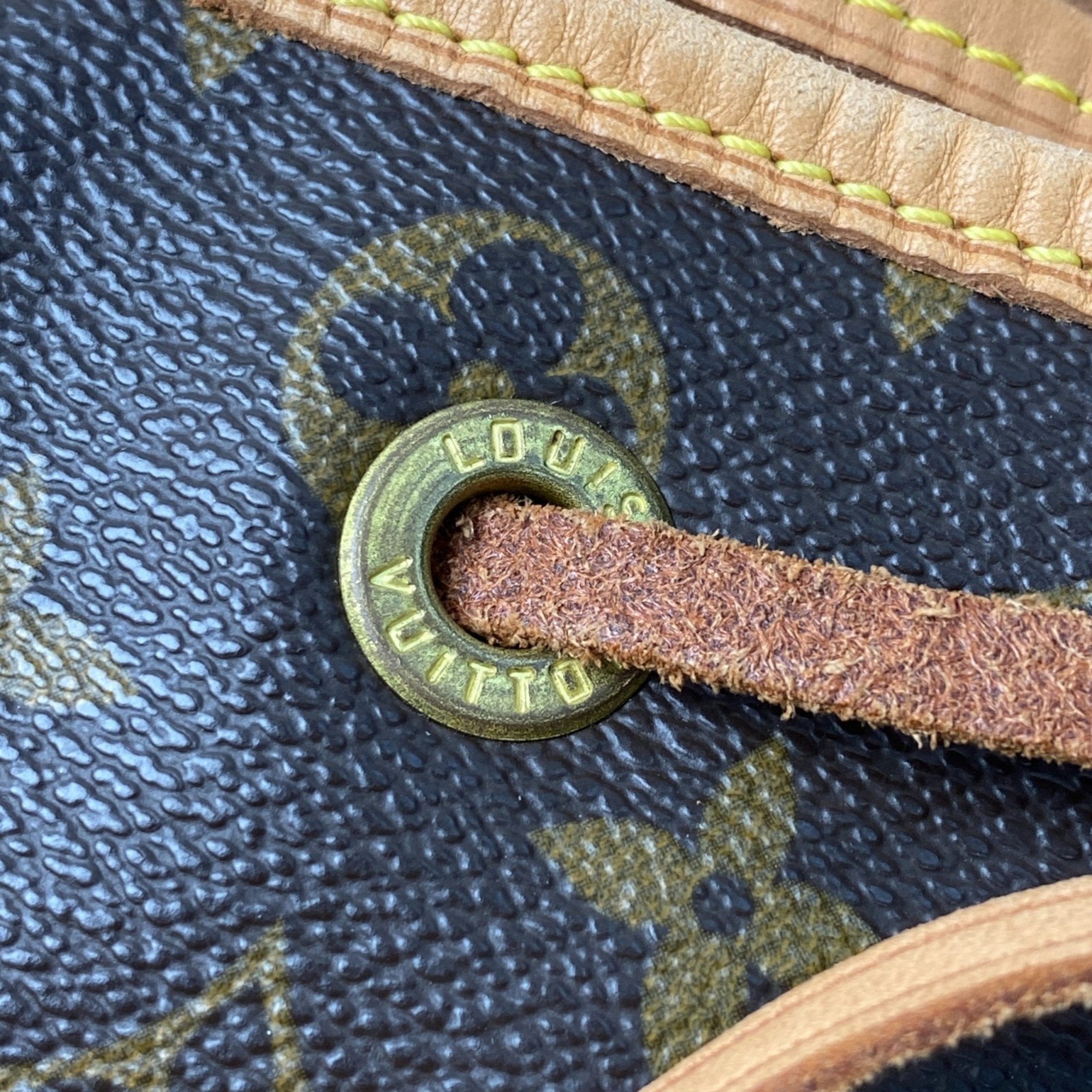 Louis Vuitton Brown Pvc Leather Backpack