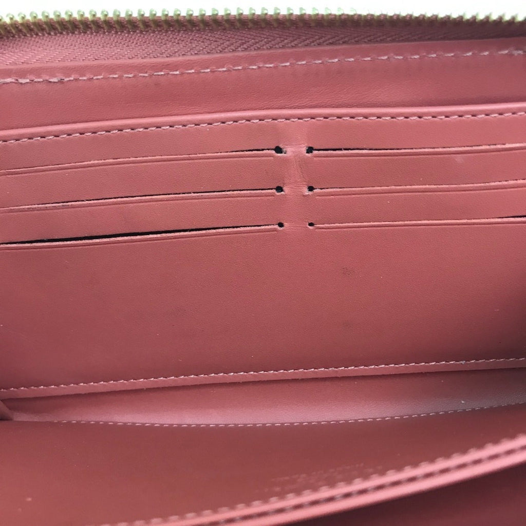 Louis Vuitton Monogram Monogram Pink Beige Monogram Patent Leather Long Wallet