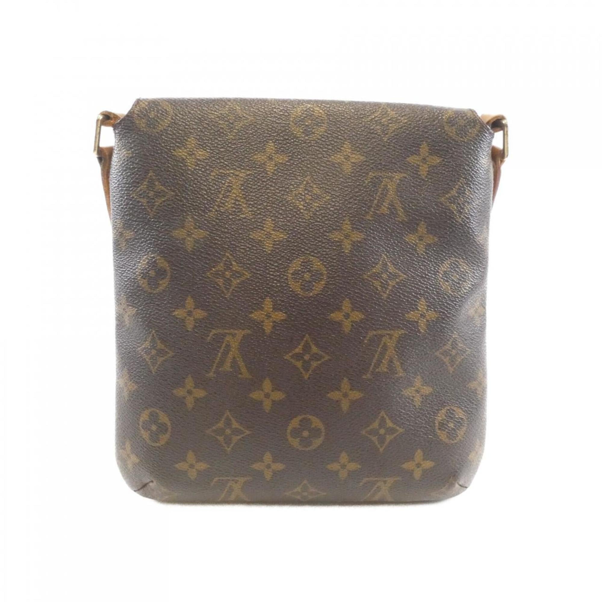 Louis Vuitton Brown Coated Canvas Shoulder Bag