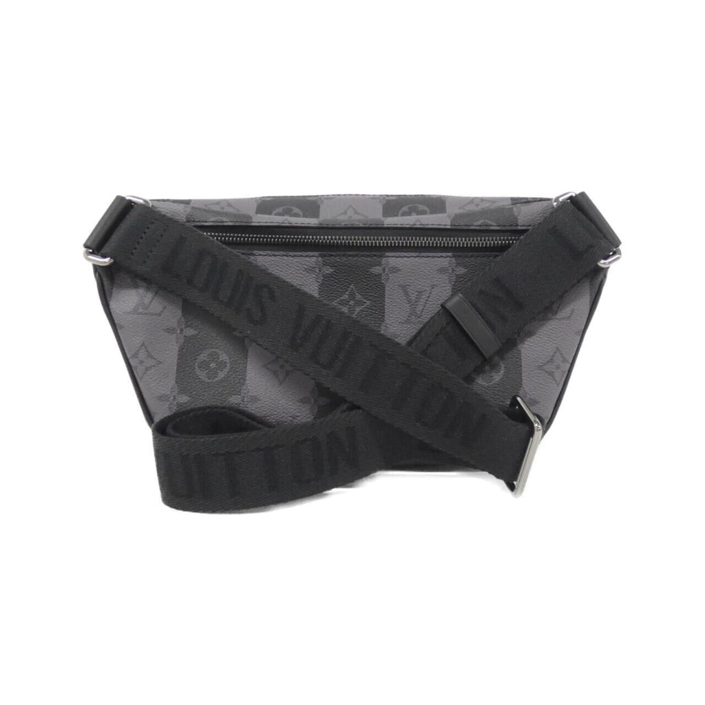 Louis Vuitton Black Coated Canvas Shoulder Bag