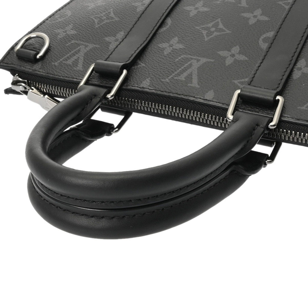 Louis Vuitton Black Gray Monogram Eclipse Canvas Handbag