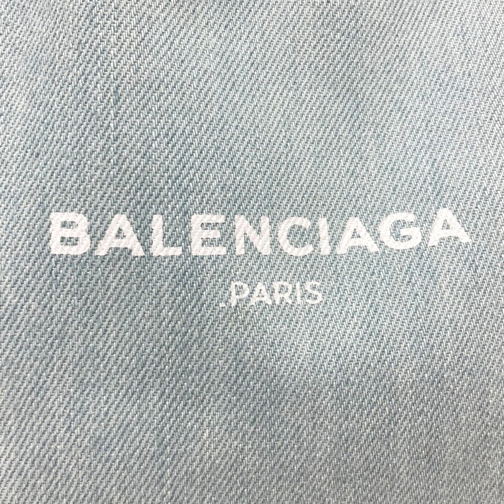 Balenciaga Blue Leather Tote