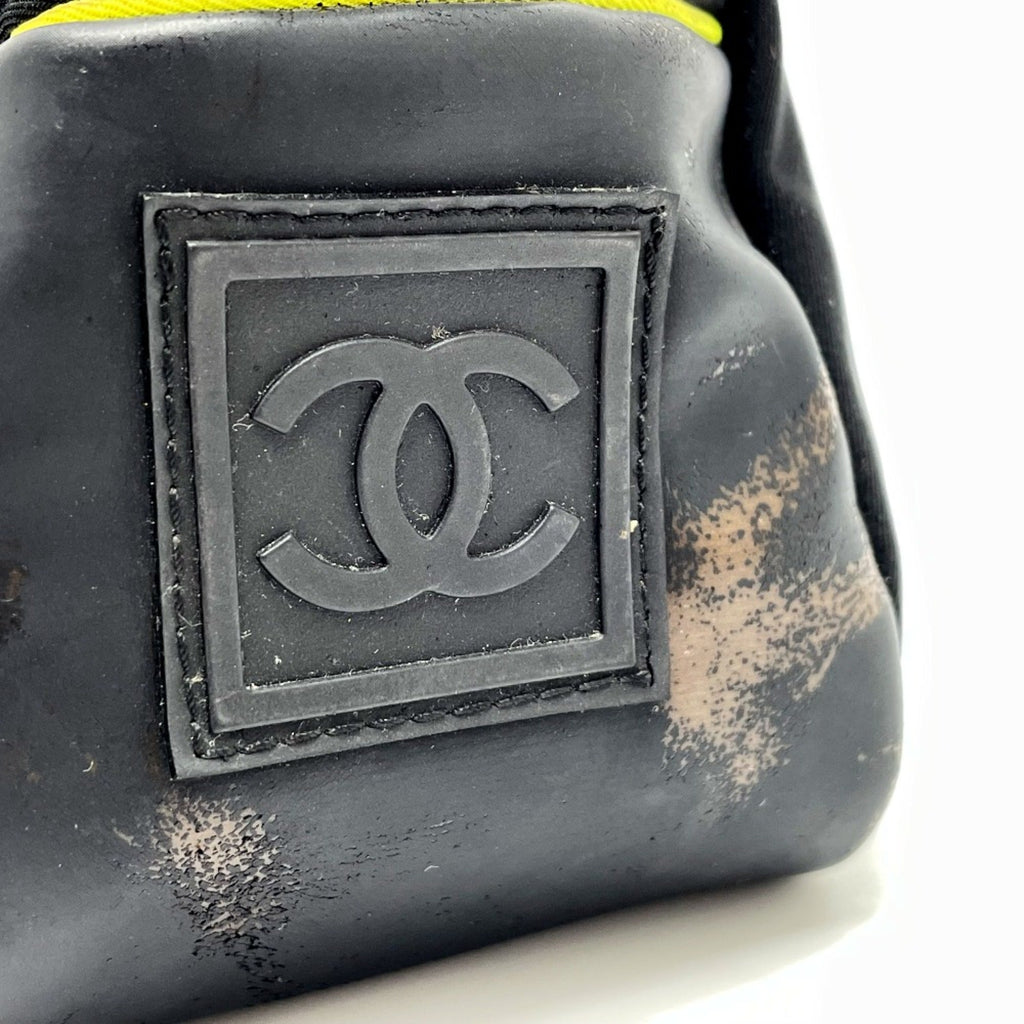 Chanel Black Cloth Pouch