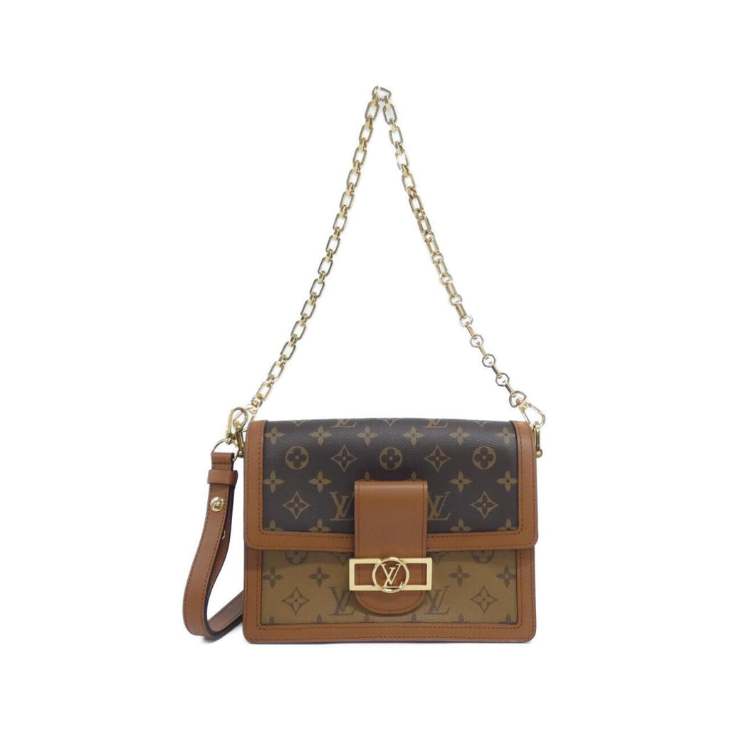 Louis Vuitton Brown Coated Canvas Shoulder Bag