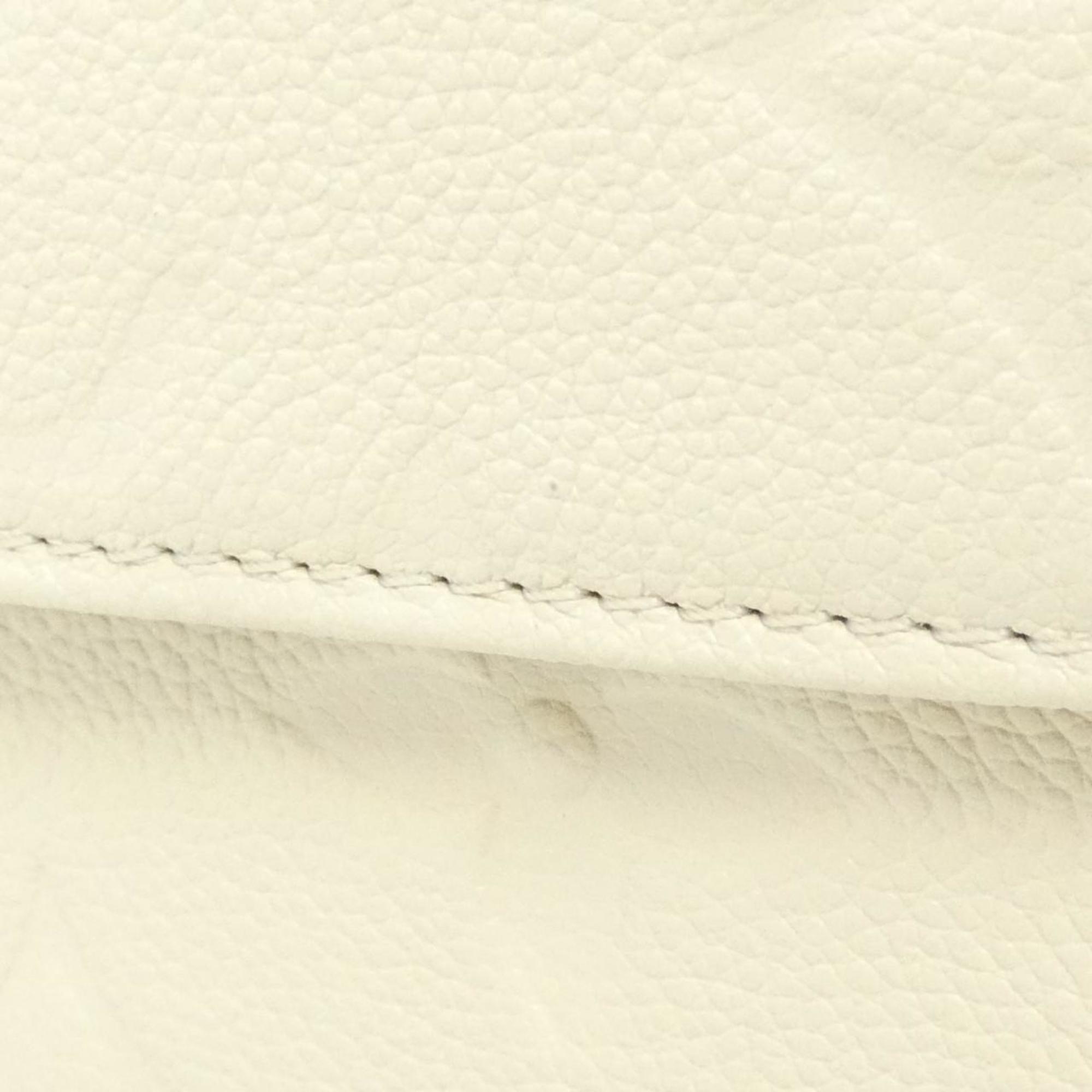 Louis Vuitton Cream Leather Shoulder Bag