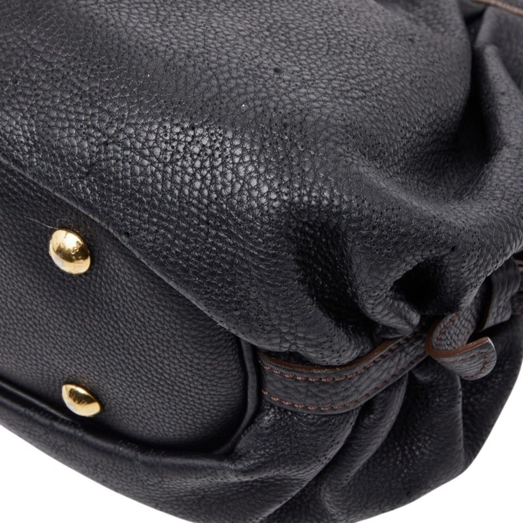 Louis Vuitton Black Noir Leather Shoulder Bag