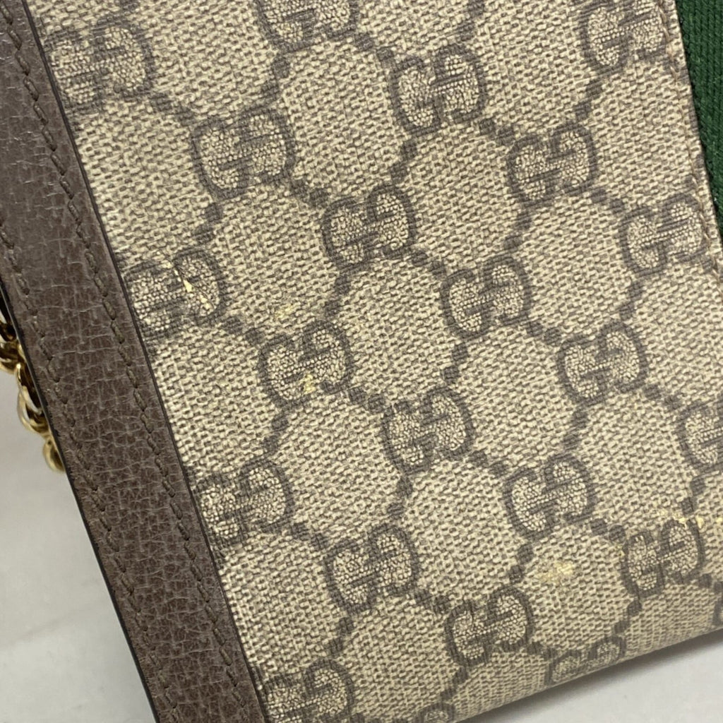 Gucci Brown Pvc Shoulder Bag (Pre-Owned)