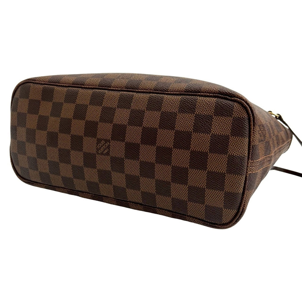 Louis Vuitton Brown Leather Pvc Handbag Shoulder Bag Tote Bag