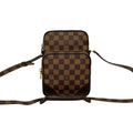Louis Vuitton Brown Leather Pvc Pochette Shoulder Bag