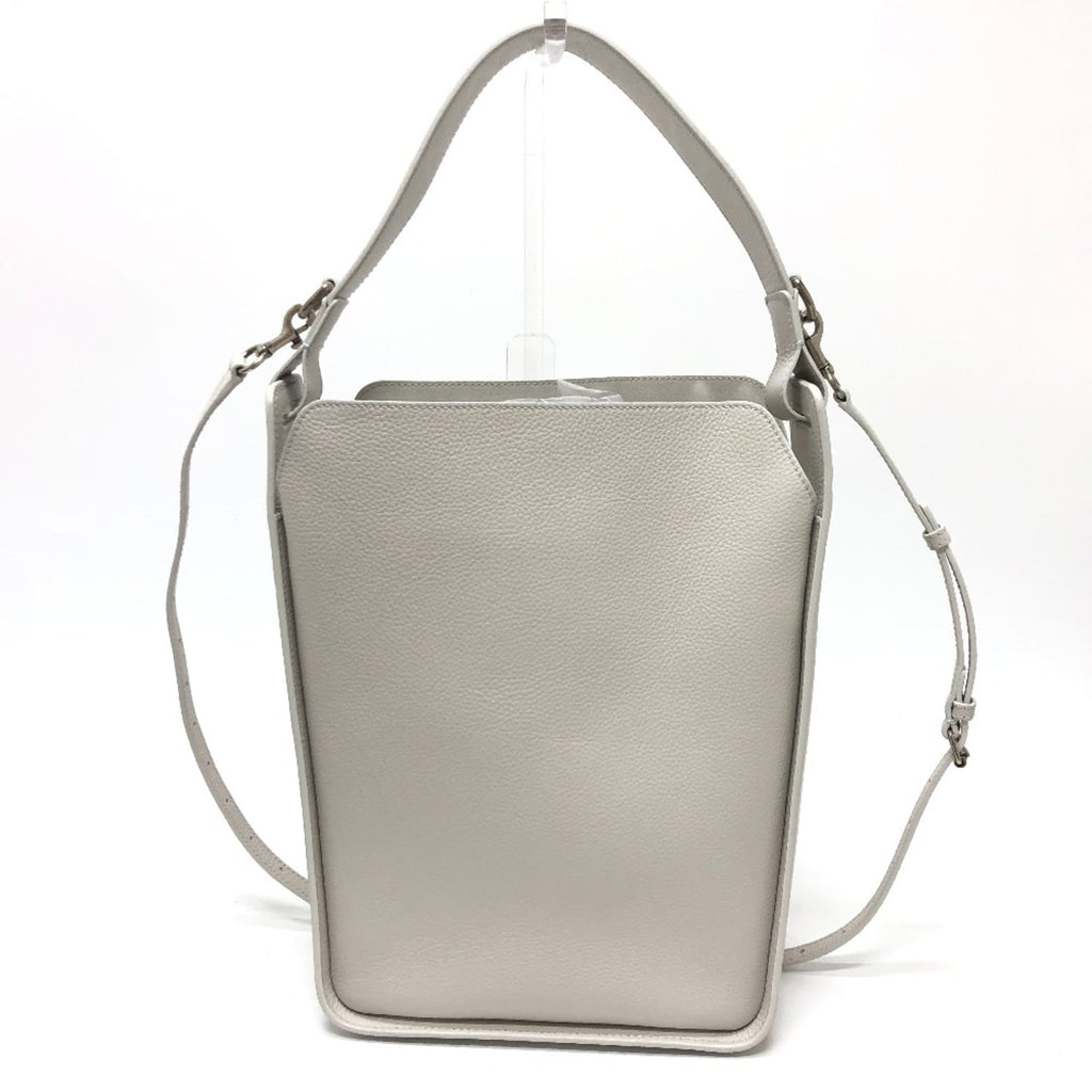 Balenciaga White Leather Shoulder