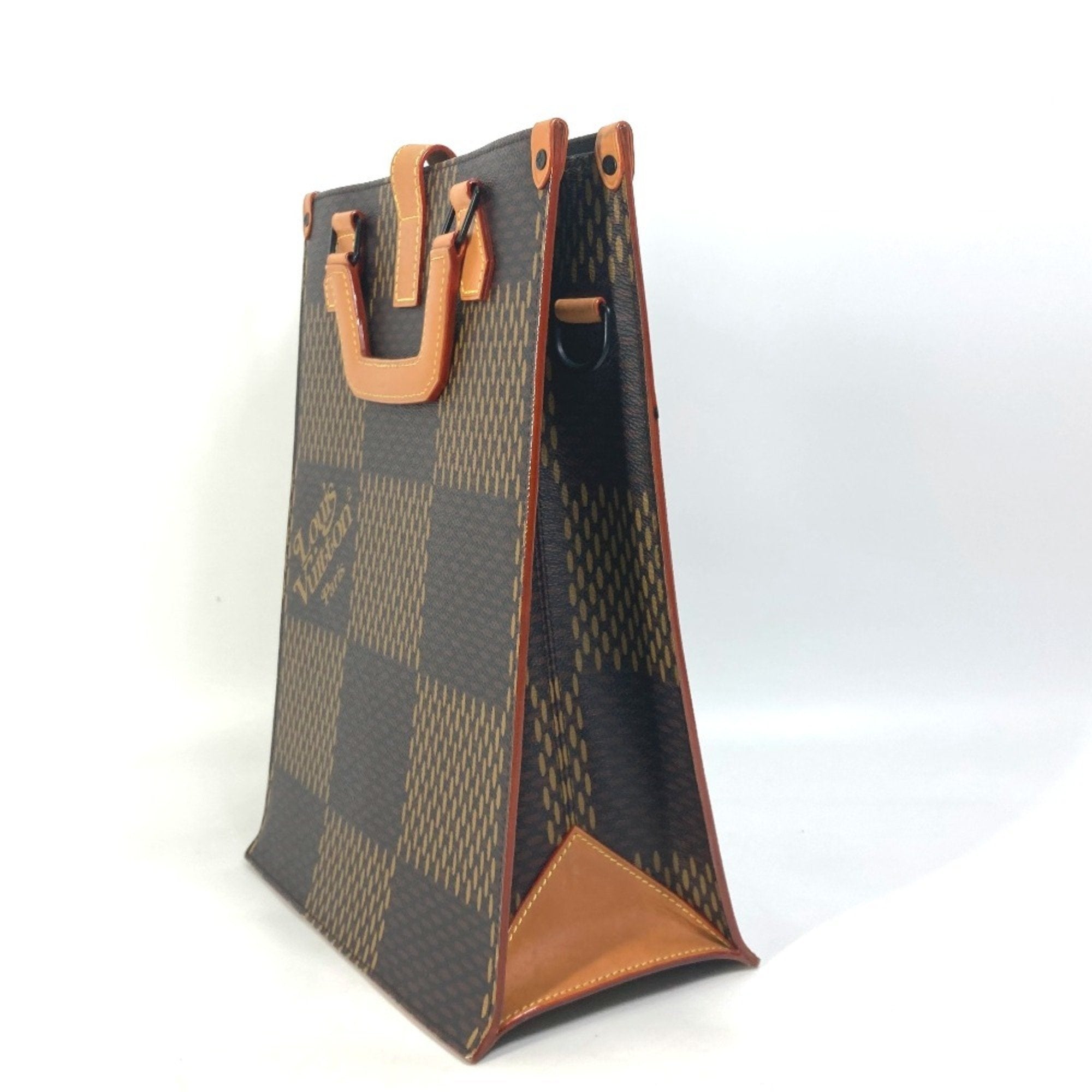Louis Vuitton Brown Damier Canvas Damier Canvas Shoulder Bag Tote Bag