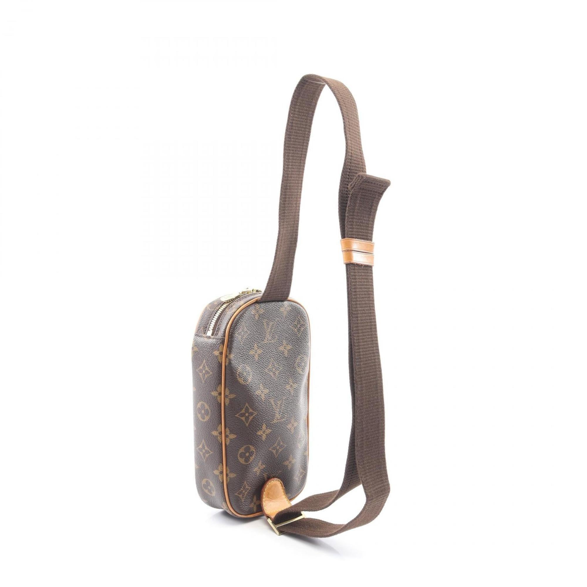 Louis Vuitton Brown Monogram Coated Canvas Leather Fanny Pack Sling Bag