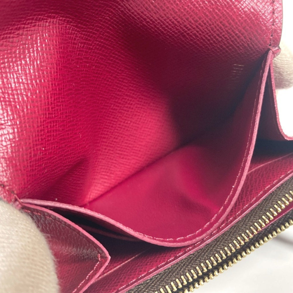 Louis Vuitton Brown Pink Metal Wallet