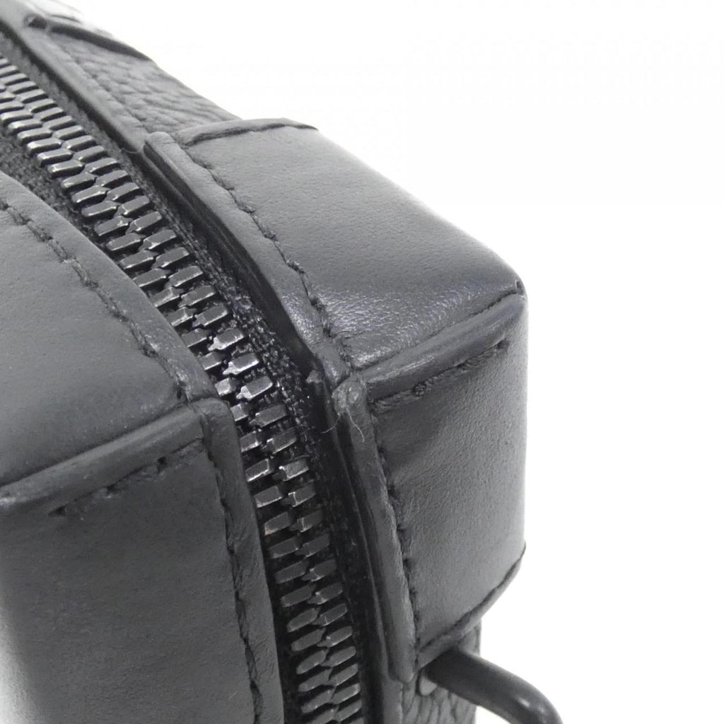 Louis Vuitton Black Leather Shoulder Bag