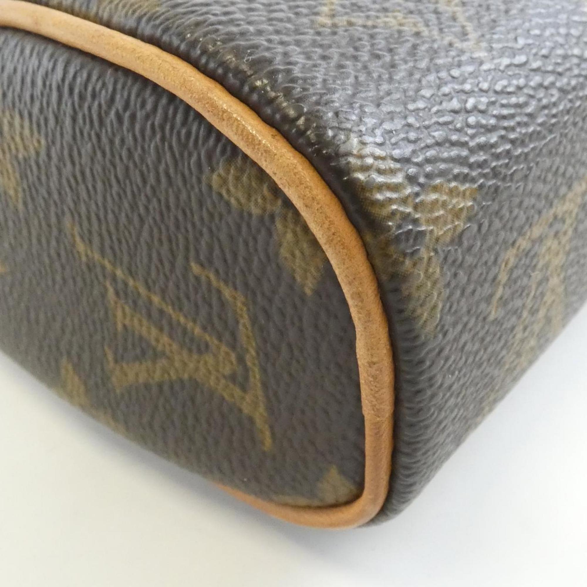 Louis Vuitton Brown Coated Canvas Handbag