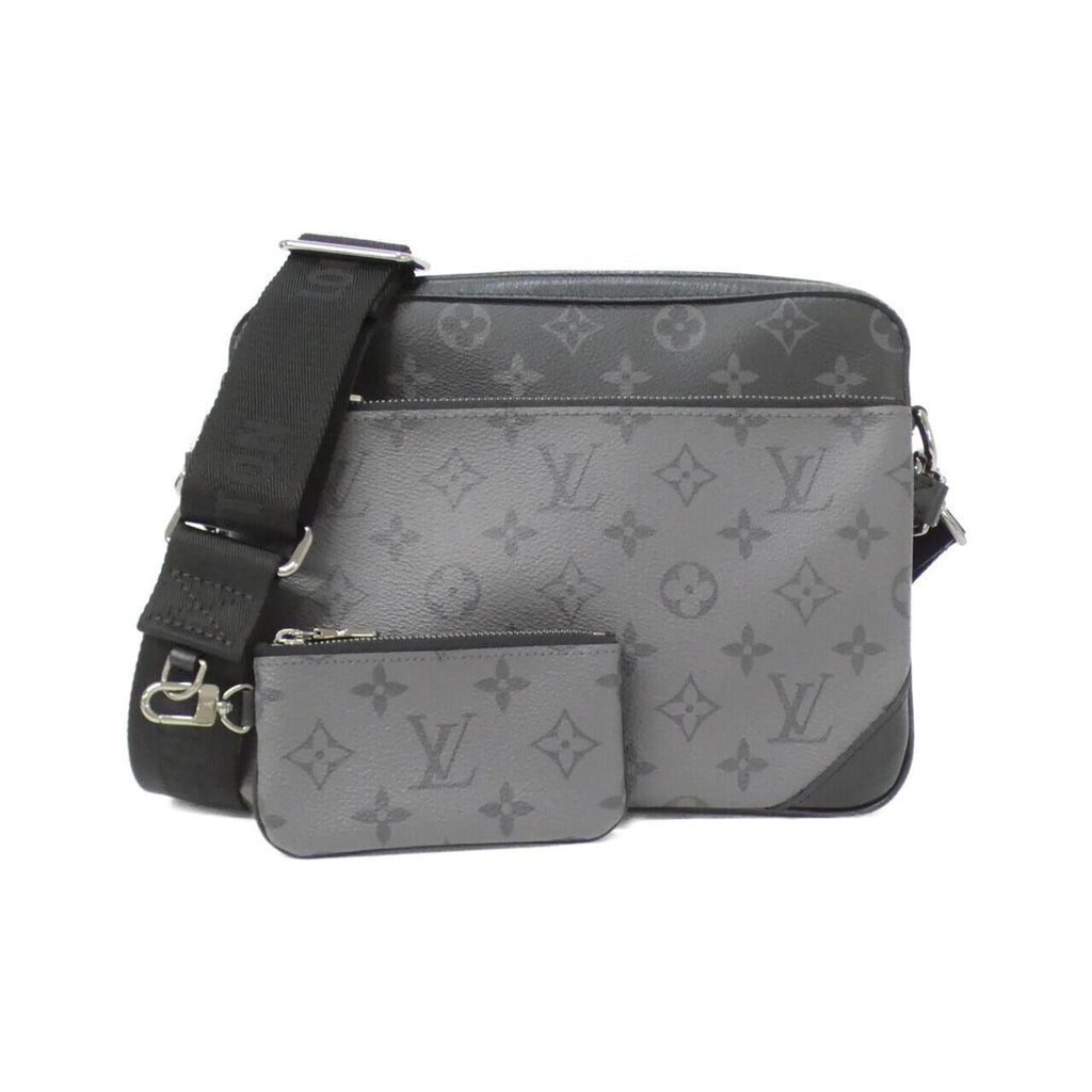 Louis Vuitton Black Gris Coated Canvas Shoulder Bag