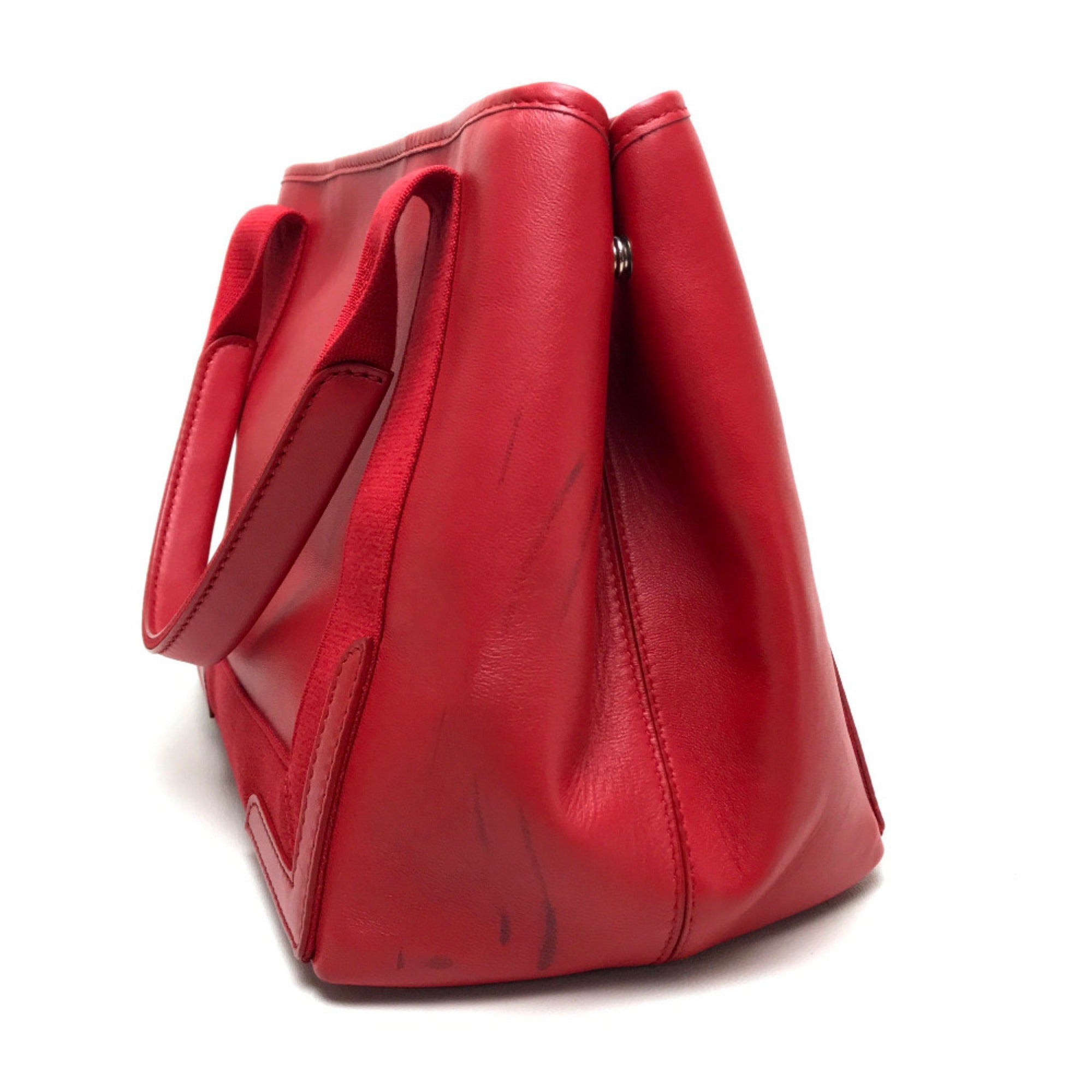 Balenciaga Red Leather Shoulder