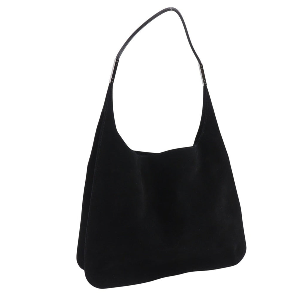 Gucci Black Suede Shoulder Bag (Pre-Owned)