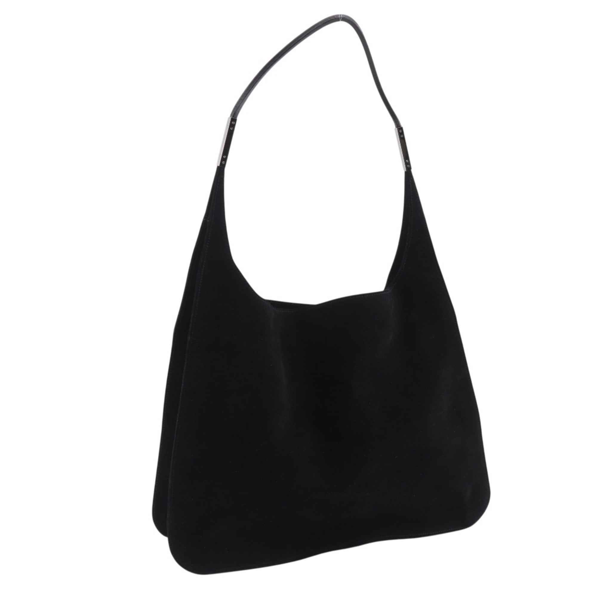 Gucci Black Suede Shoulder Bag (Pre-Owned)