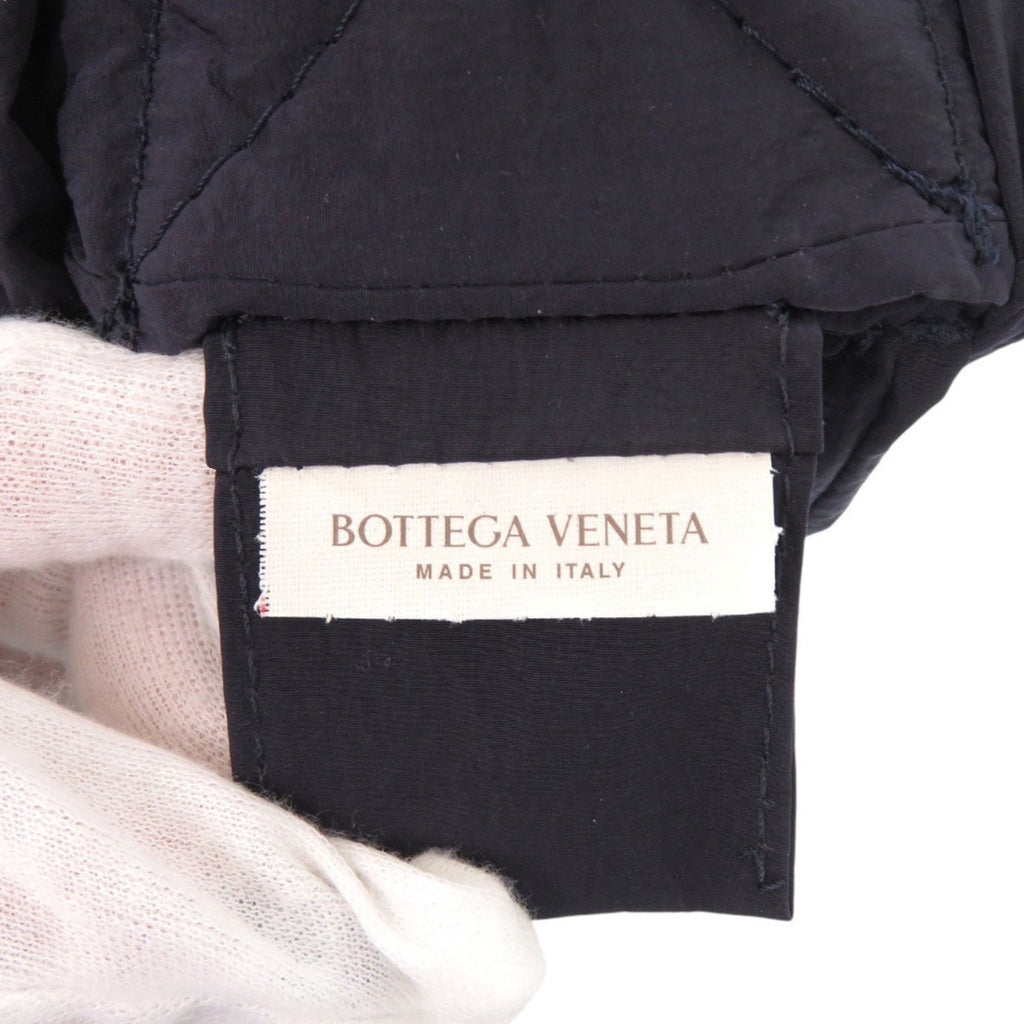 Bottega Veneta Navy Nylon Shoulder Bag