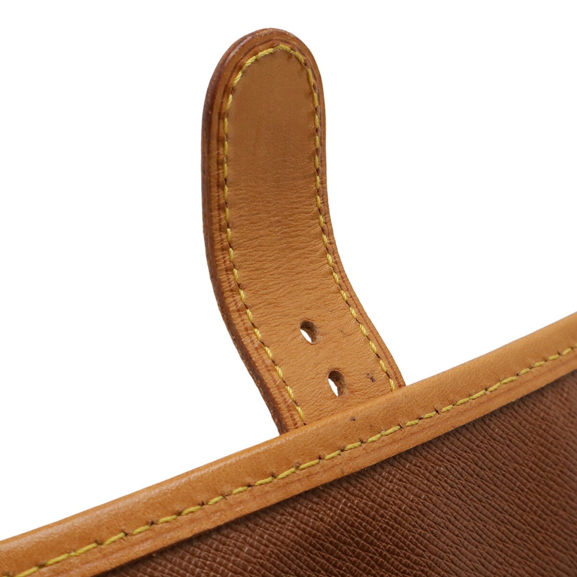 Louis Vuitton Brown Canvas Shoulder Bag