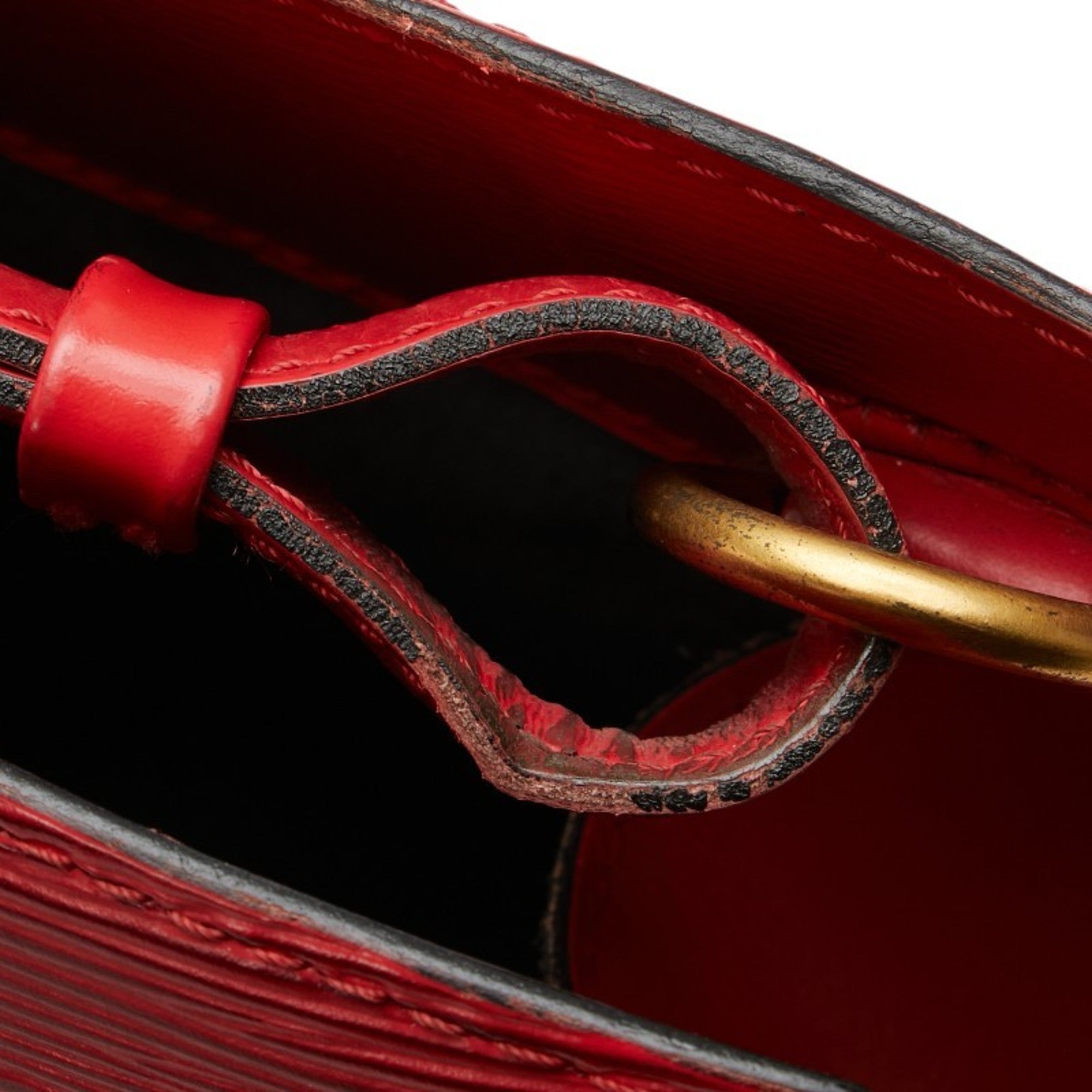 Louis Vuitton Castilian Red Leather Shoulder Bag