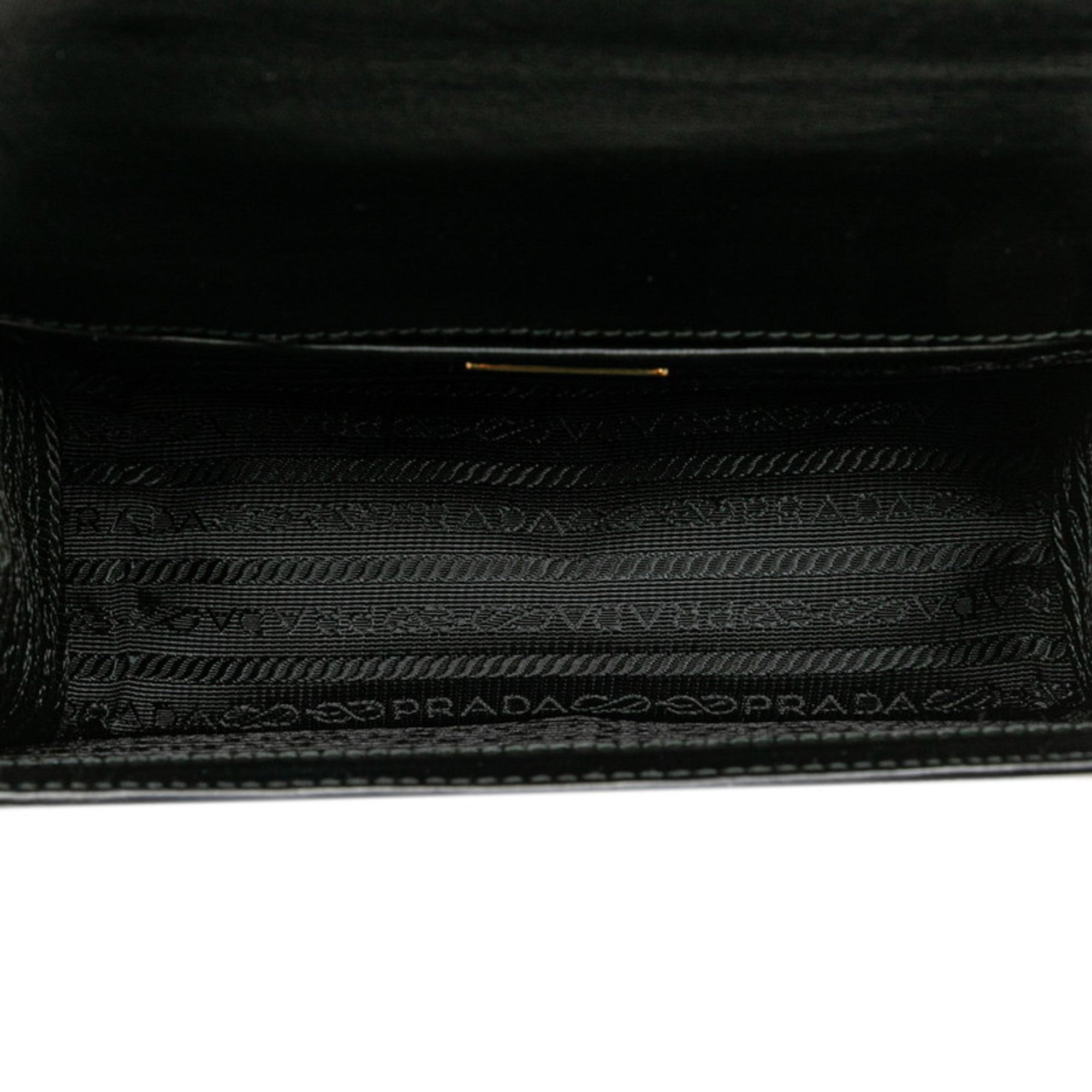 Prada Black Leather Shoulder Bag