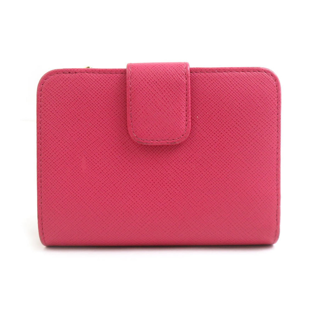 Prada Pink Leather Wallet (Bi-Fold)