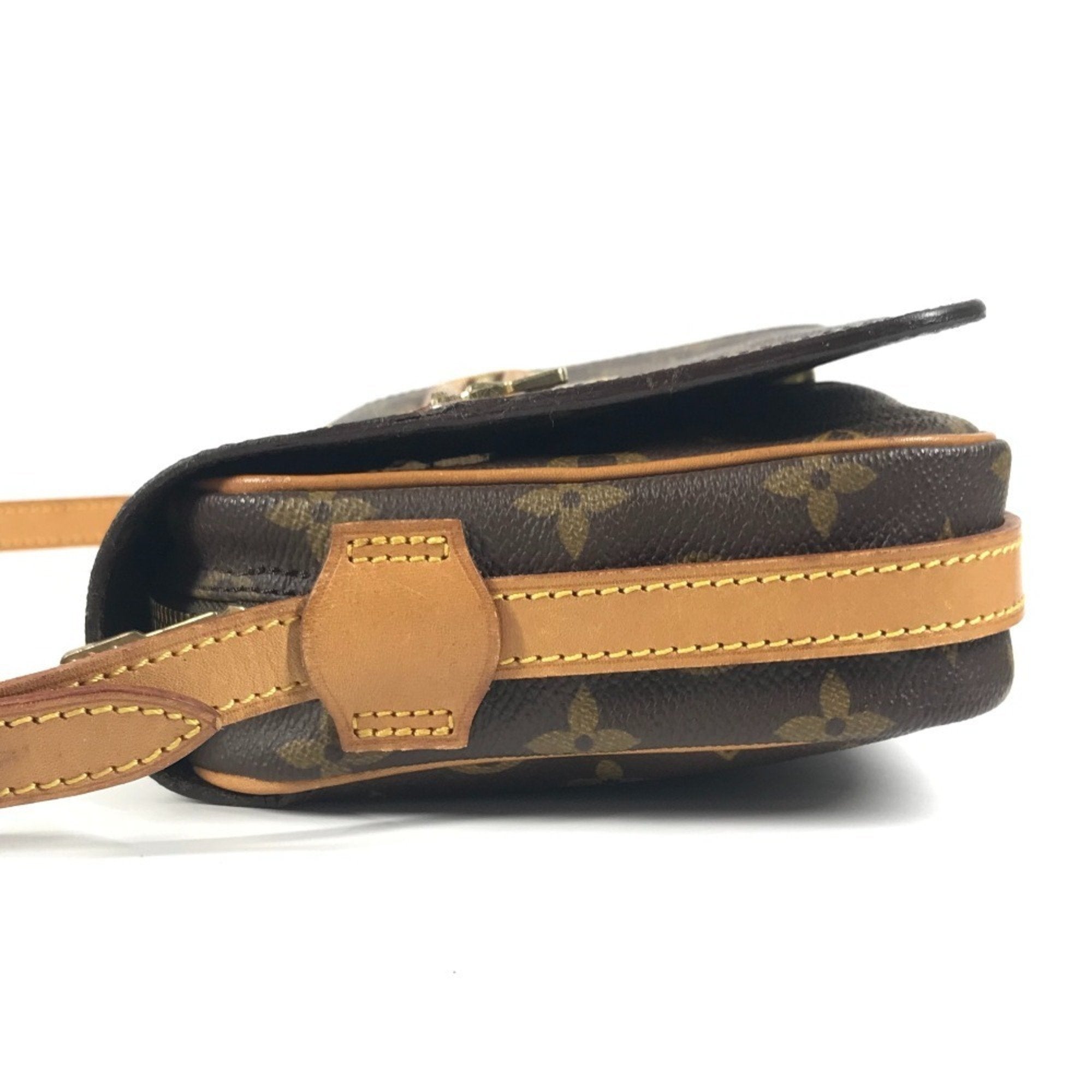 Louis Vuitton Brown Monogram Canvas Pochette Shoulder Bag