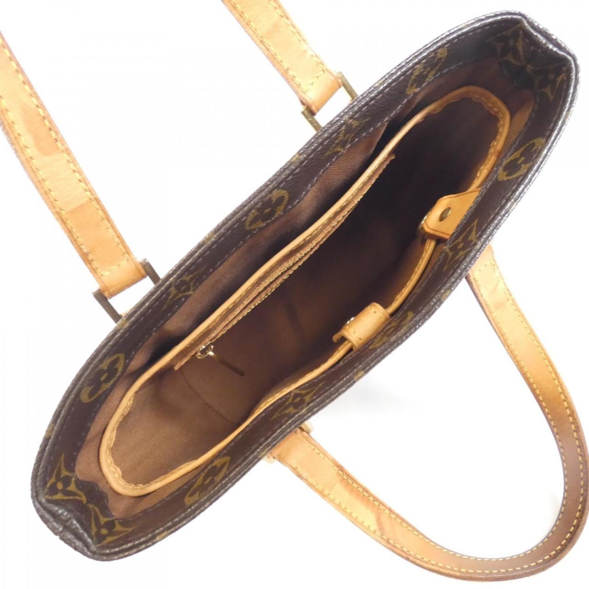 Louis Vuitton Marron Coated Canvas Handbag
