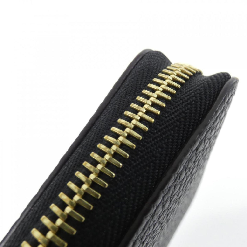 Louis Vuitton Black Leather Long Wallet