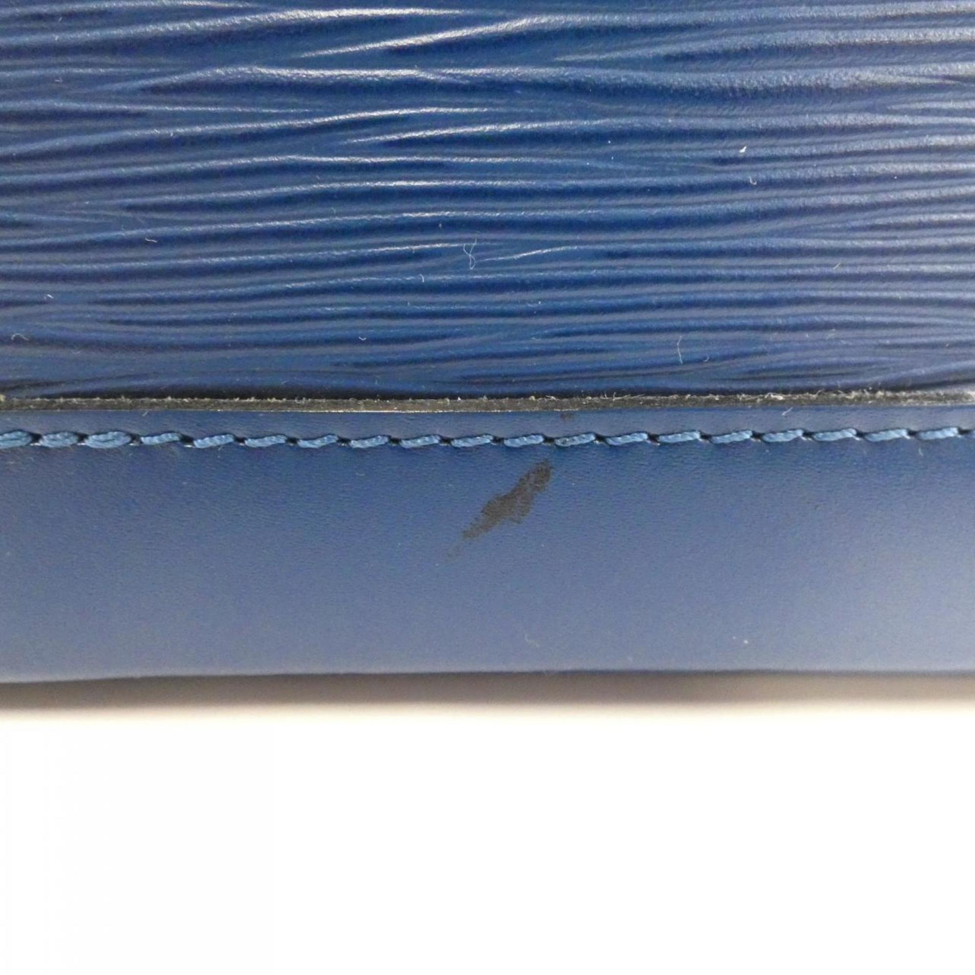 Louis Vuitton Blue Leather Handbag