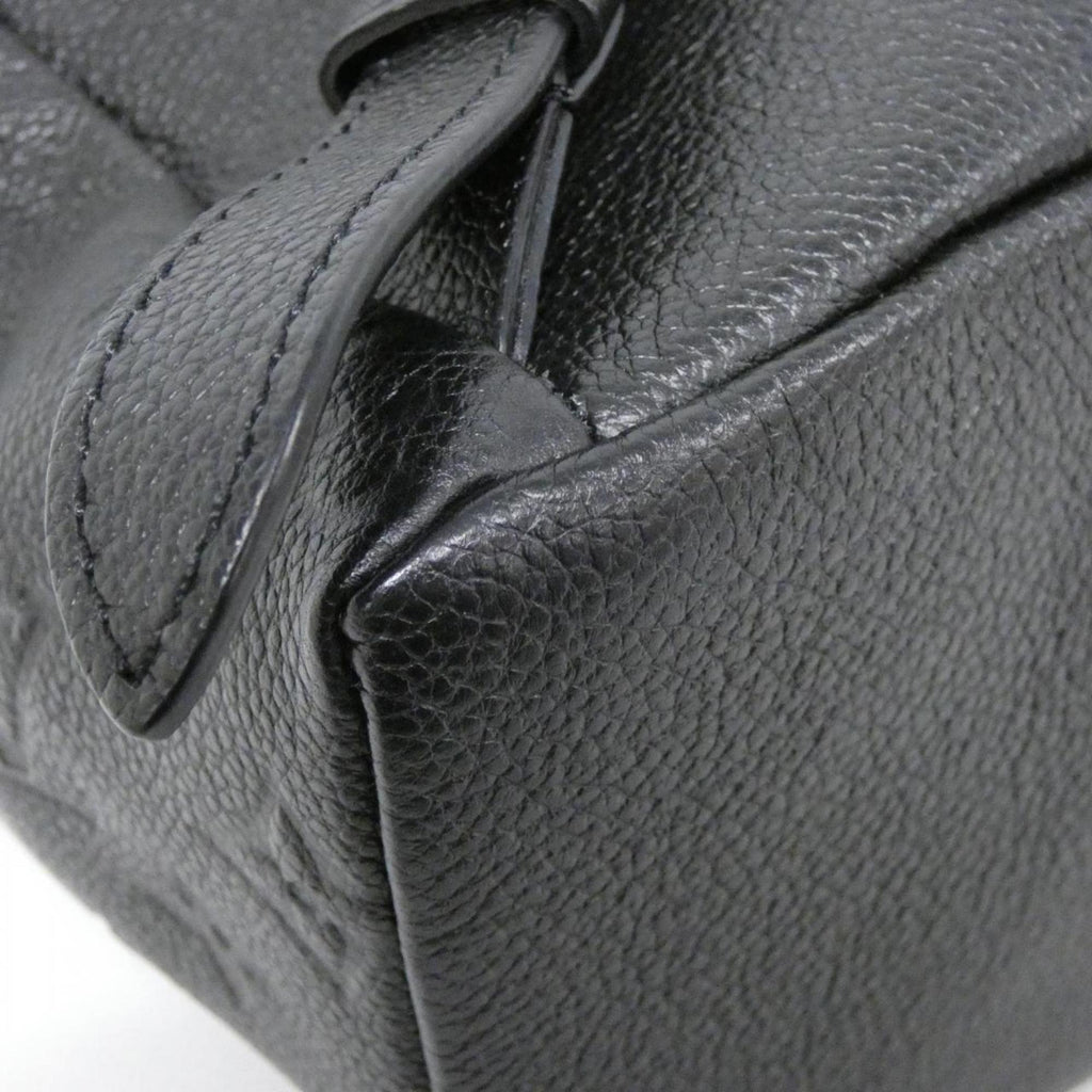 Louis Vuitton Black Leather Backpack
