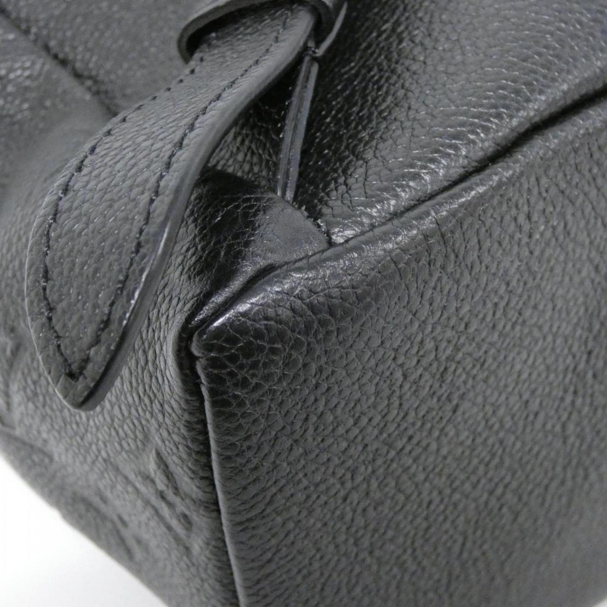 Louis Vuitton Black Leather Backpack