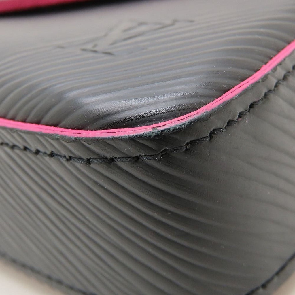 Louis Vuitton Hot Pink Noir Leather Pochette