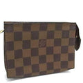 Louis Vuitton Damier Brown Damier Canvas Ebene Pouch