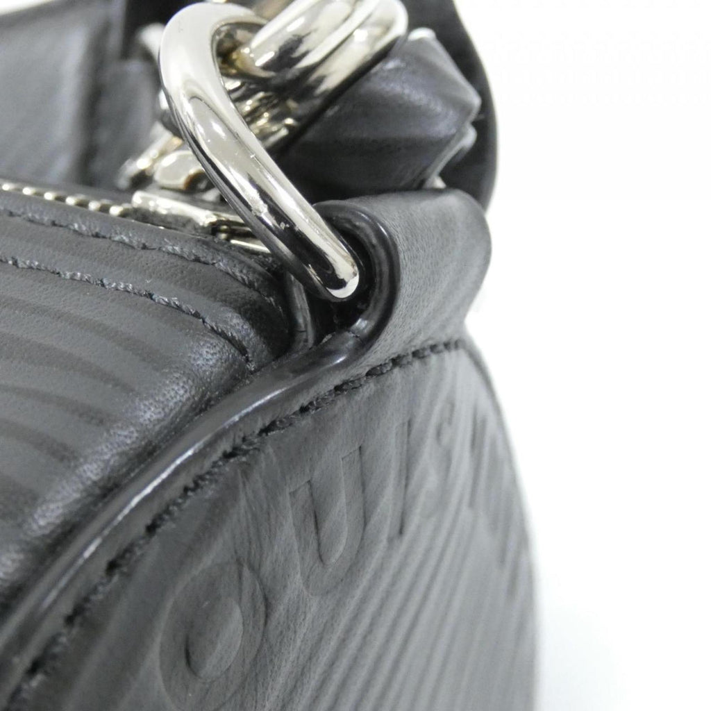 Louis Vuitton Black Leather Shoulder Bag