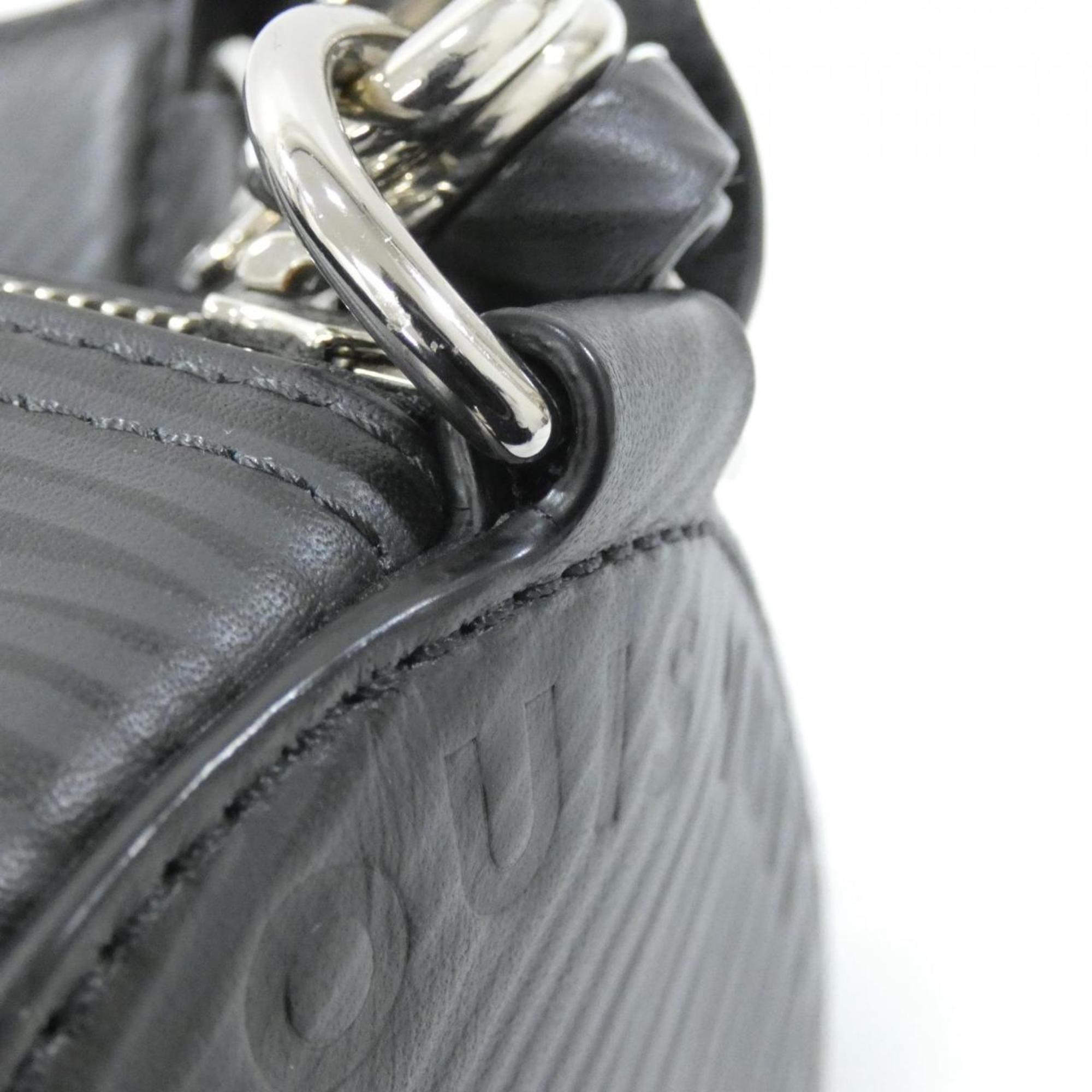 Louis Vuitton Black Leather Shoulder Bag