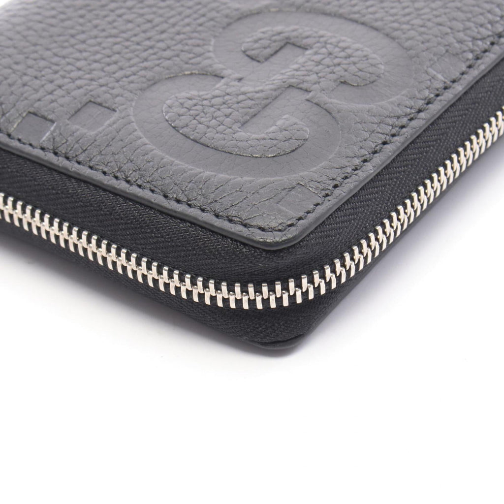 Gucci Black Leather Long Wallet (Bi-Fold) (Pre-Owned)