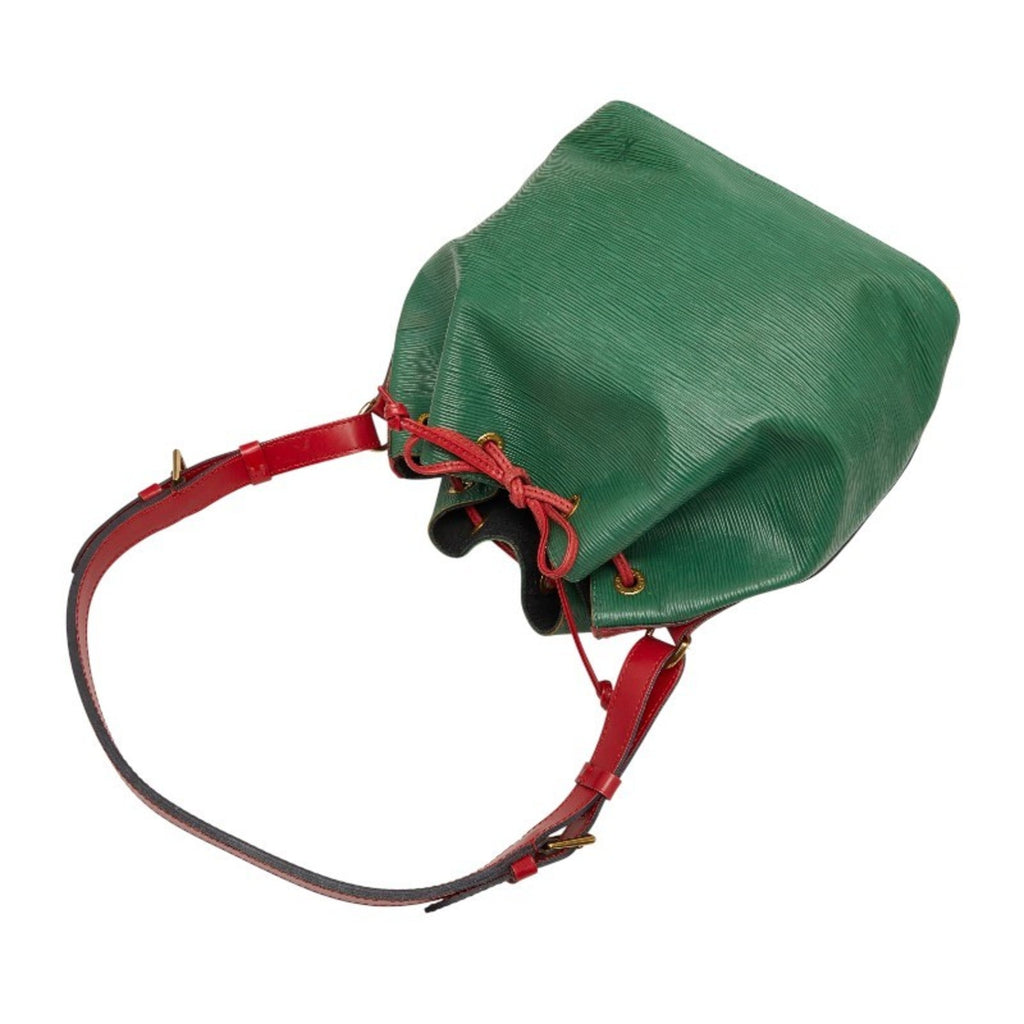Louis Vuitton Green Red Color Leather Shoulder Bag