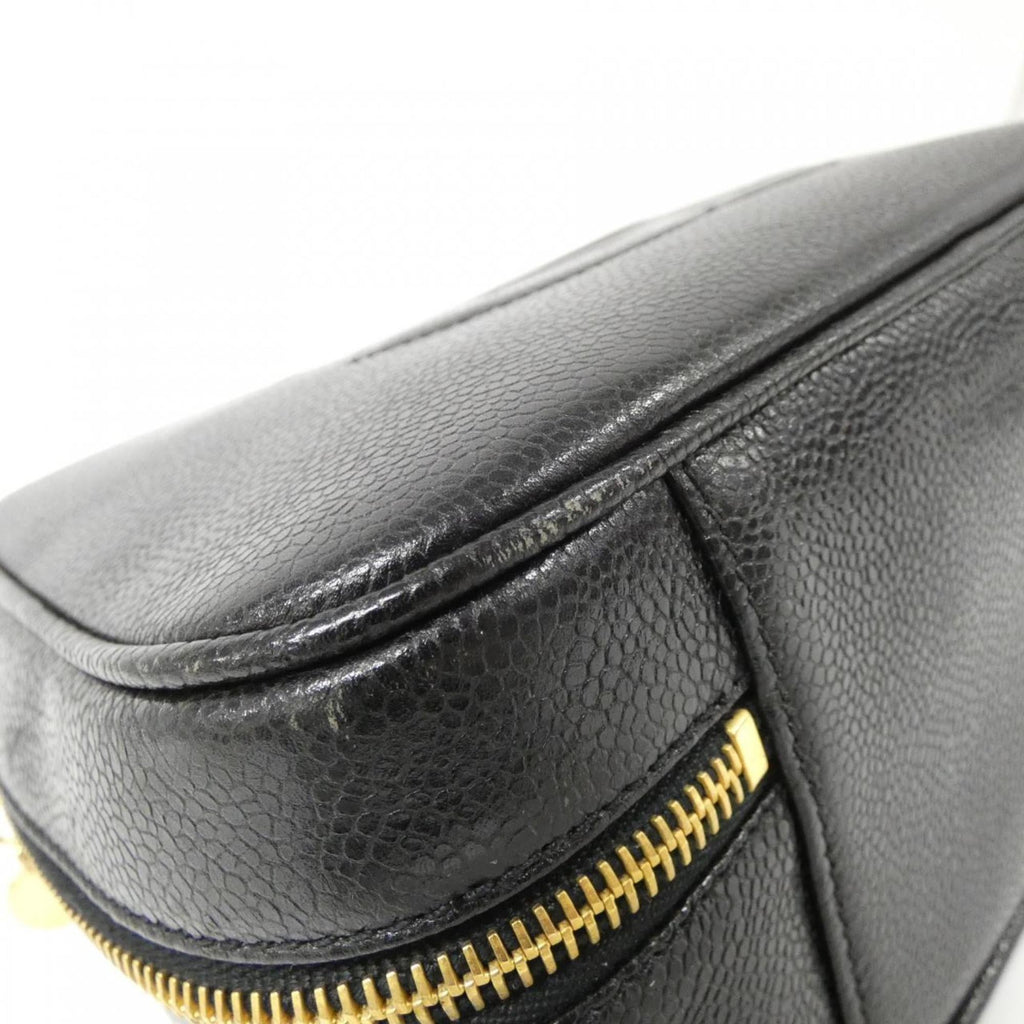 Chanel Black Caviar Leather Handbag