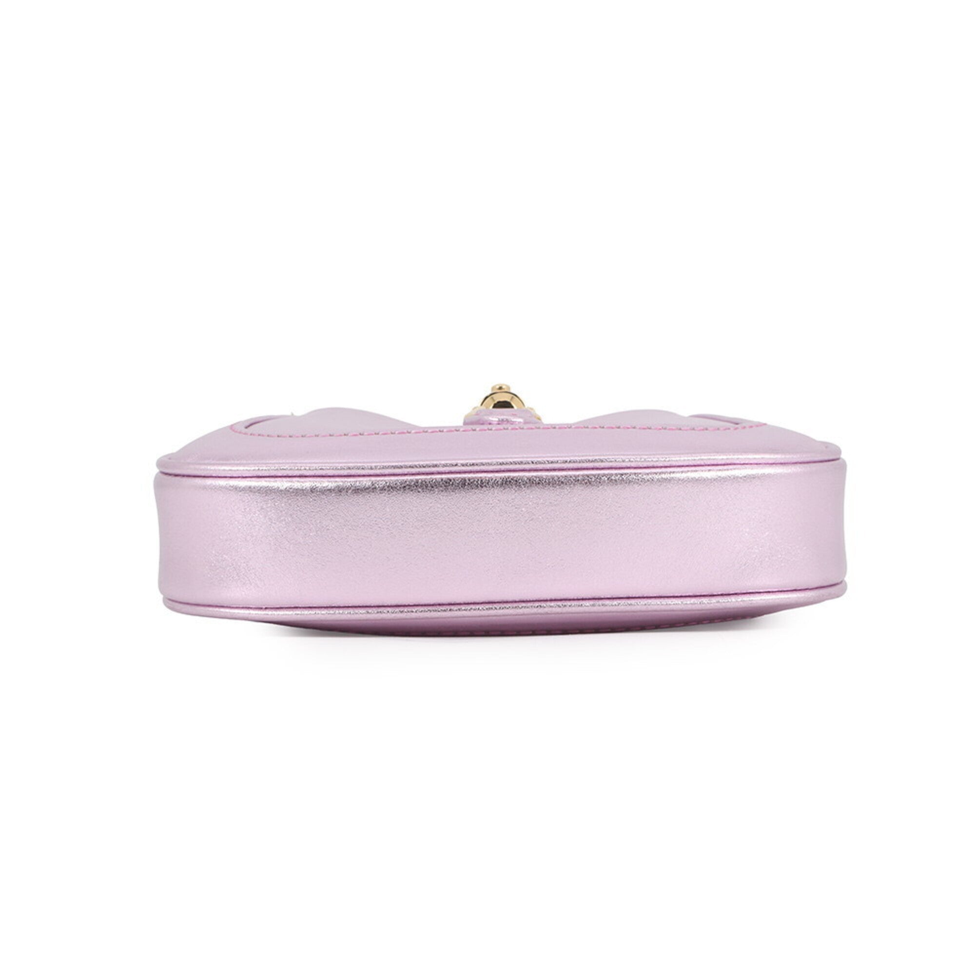 Gucci Metallic Pink Leather Handbag (Pre-Owned)