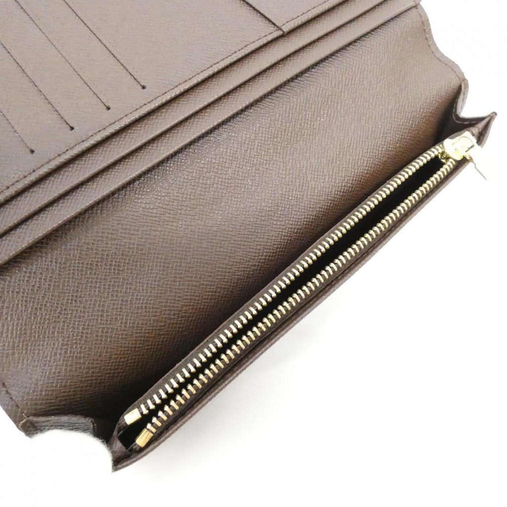 Louis Vuitton Ebene Coated Canvas Long Wallet