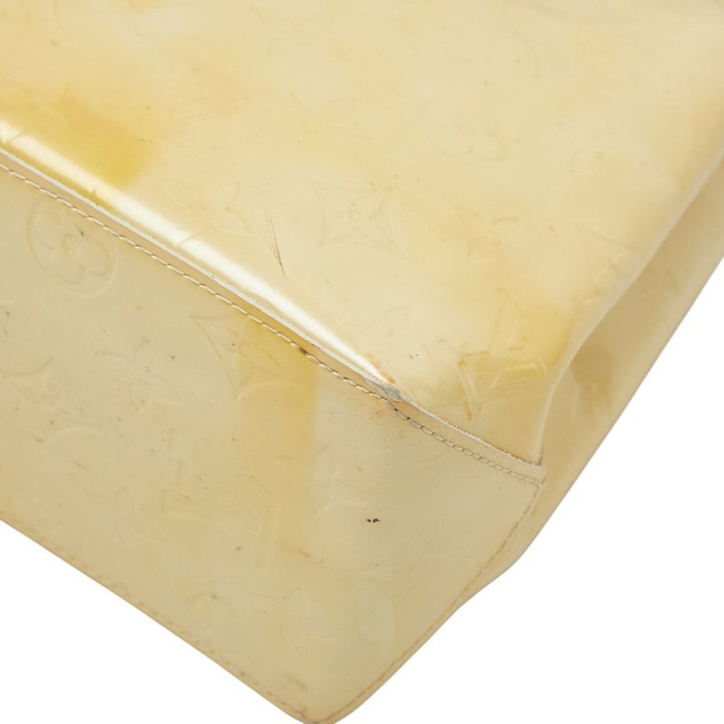 Louis Vuitton Beige Patent Leather Handbag