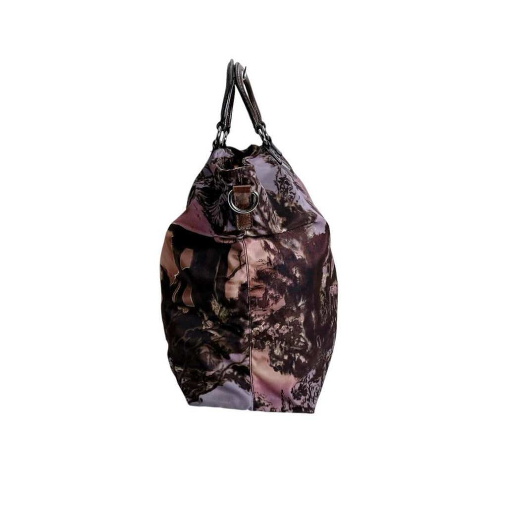 Prada Brown Nylon Handbag