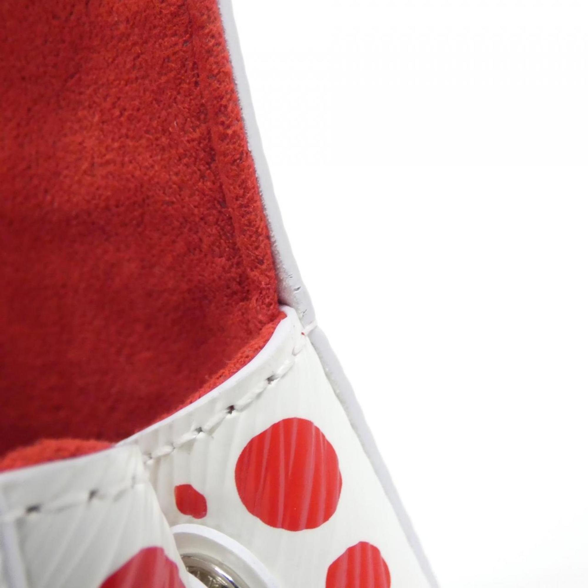 Louis Vuitton Blanc Rouge Leather Handbag