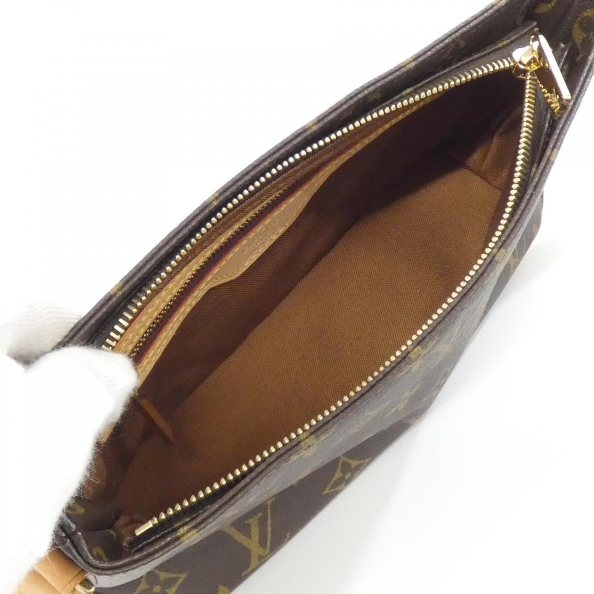 Louis Vuitton Marron Coated Canvas Shoulder Bag