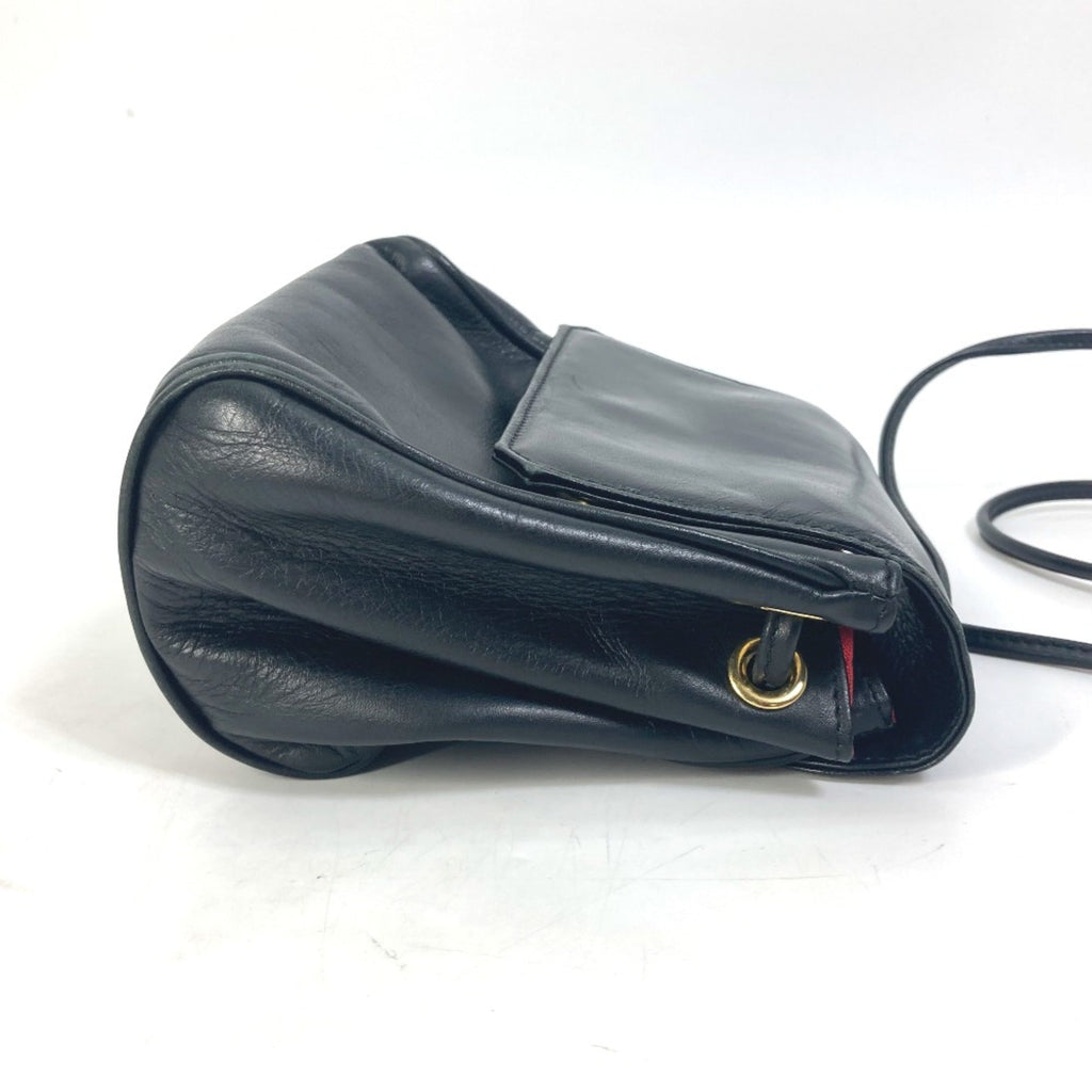 Christian Dior Black Leather Shoulder Bag (Pre-Owned)
