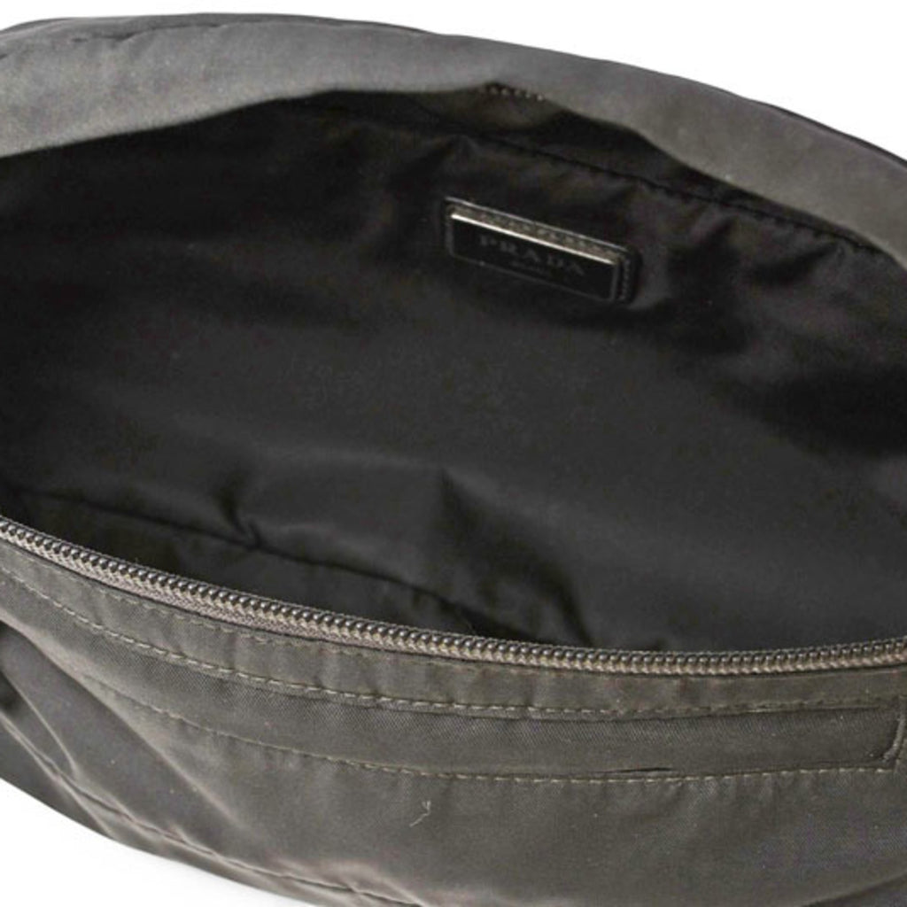 Prada Black Nero Nylon Fanny Pack Pouch